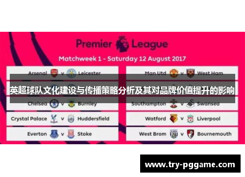 英超球队文化建设与传播策略分析及其对品牌价值提升的影响